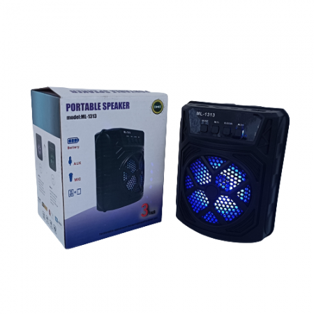 Speaker Bluetooth ML1313 <br> <span class='text-color-warm'>سيتوفر قريباً</span>